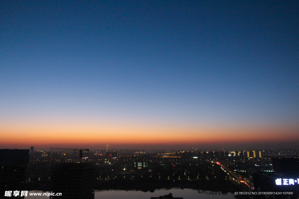 郑州龙子湖夜景