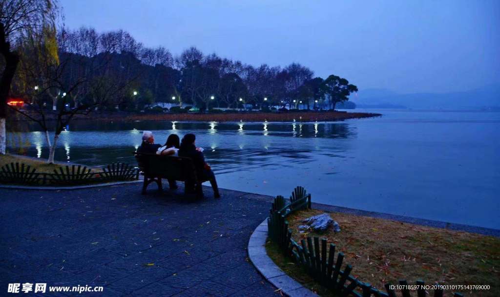 小区夜景 小区 夜景 风景 风