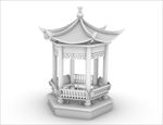 犀牛凉亭建模