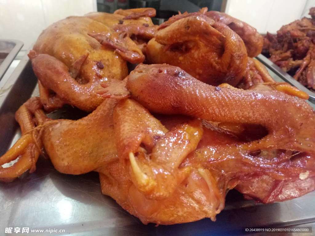 扒鸡熟食图片
