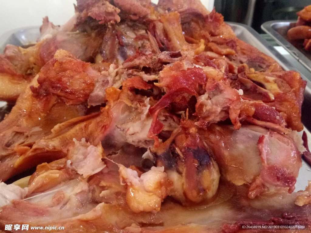 去骨猪头肉熟食图片