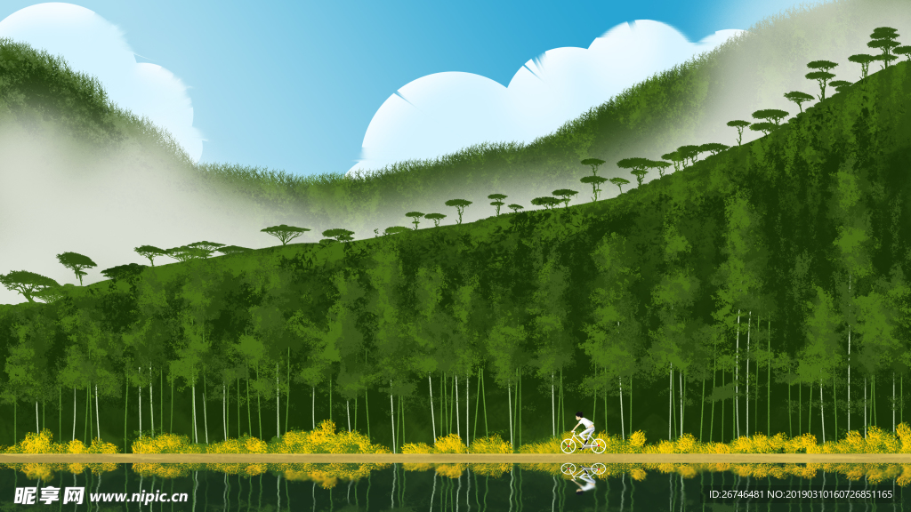 山间骑行
