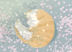 猫樱花树下的猫