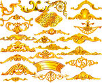 金色花纹