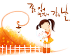 小清新创意卡通儿童创意绘画
