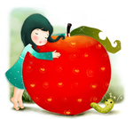 小清新创意卡通儿童创意绘画