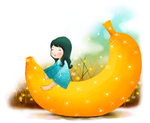 小清新创意卡通儿童创意绘画