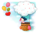 小清新创意卡通儿童创意绘画