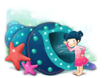 小清新创意卡通儿童创意绘画