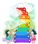 小清新创意卡通儿童创意绘画