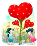 小清新创意卡通儿童创意绘画