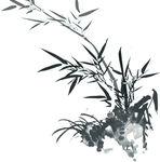 水墨竹子