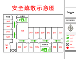 安全疏散示意图