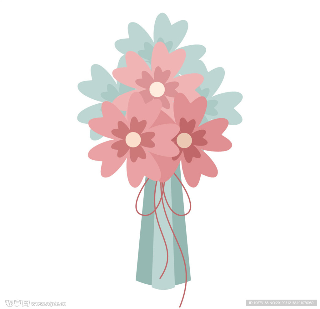 卡通花束
