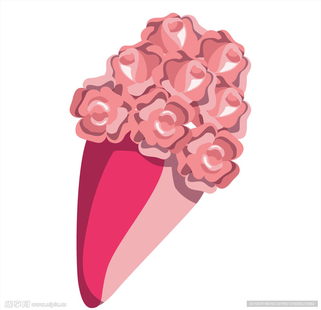 卡通花束