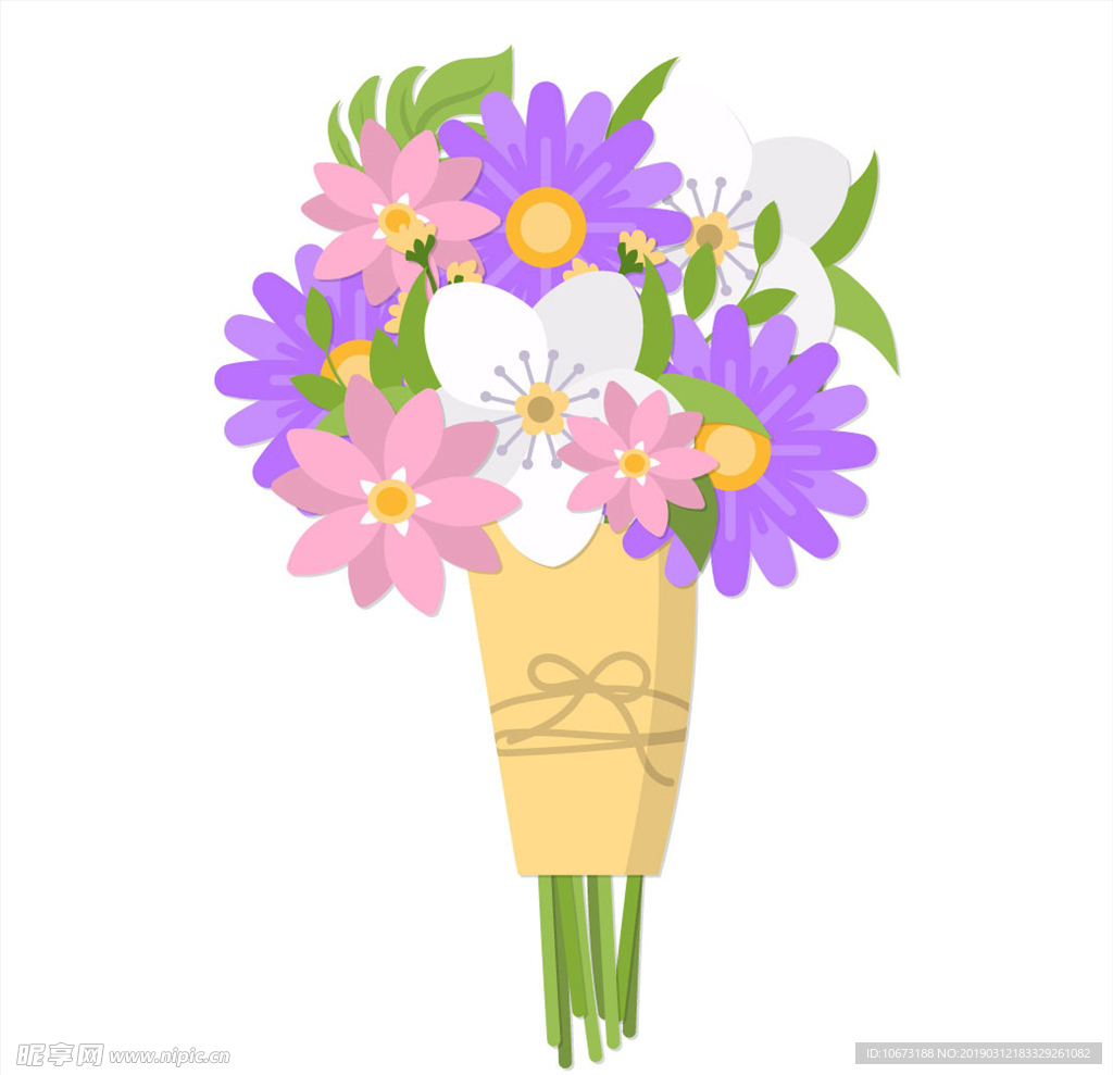 卡通花束