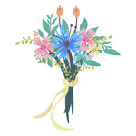 卡通花束