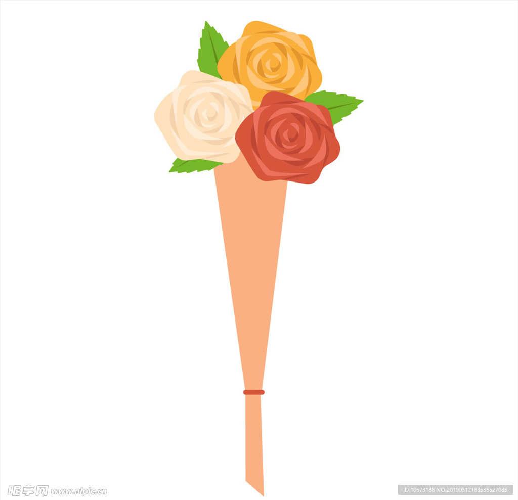 卡通花束
