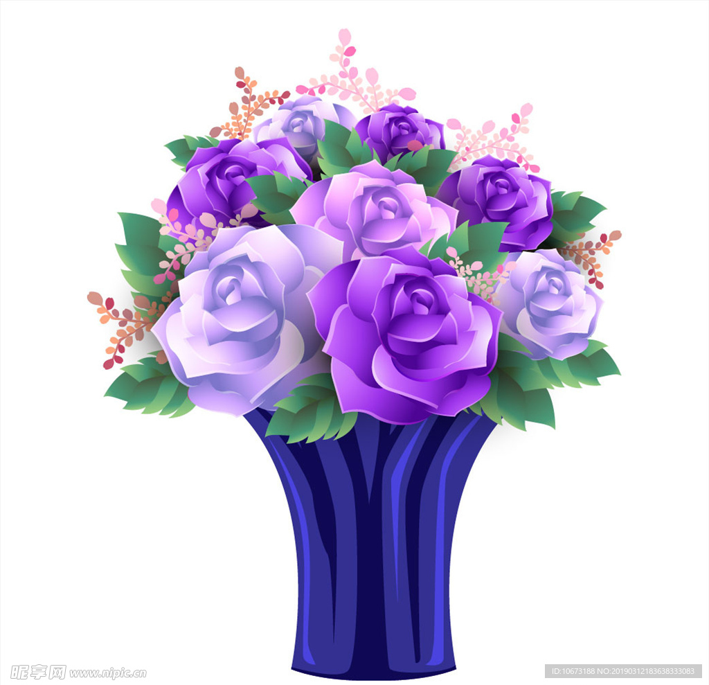 卡通花束