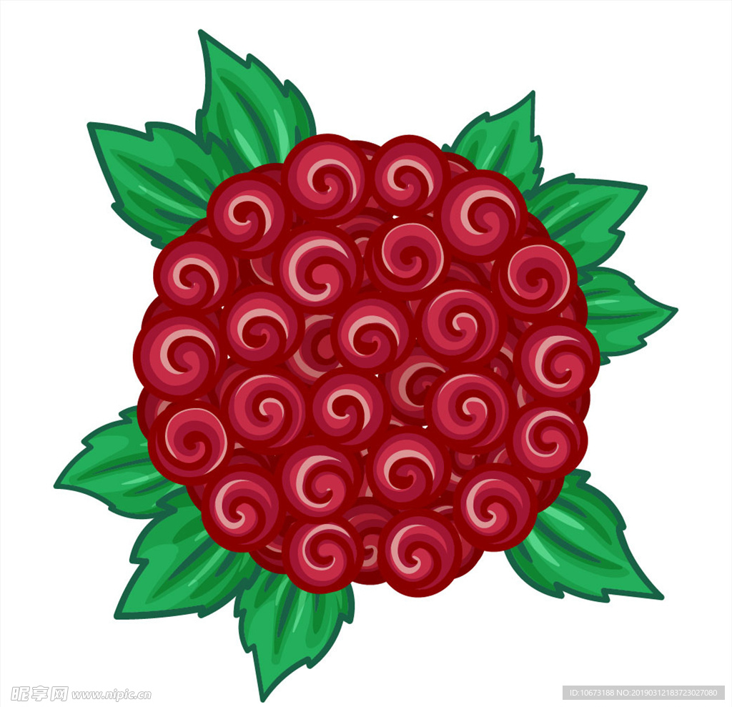 卡通花束