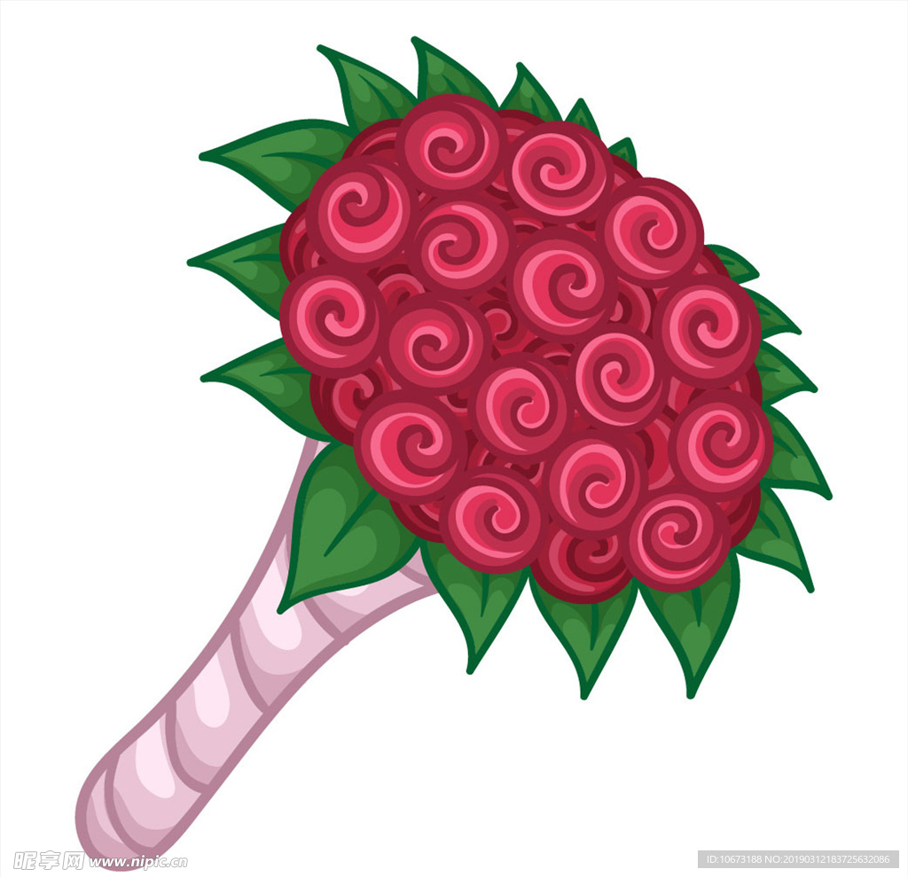 卡通花束