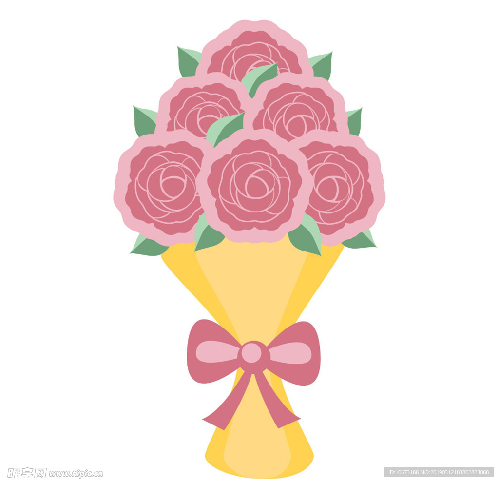 卡通花束