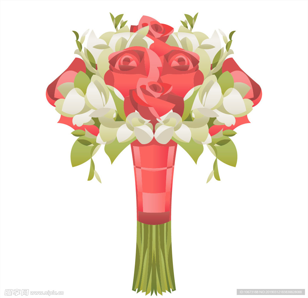 卡通花束