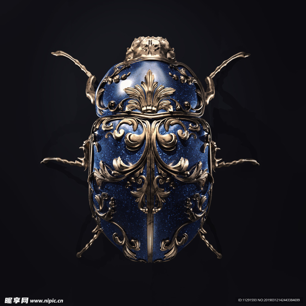 金属甲虫