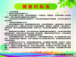 健康村标准