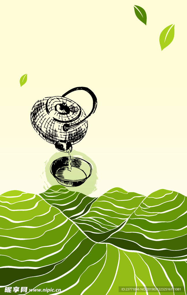 茶叶背景