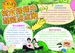 植树小报手抄报