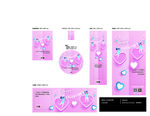 情人节促销海报 爱心布置