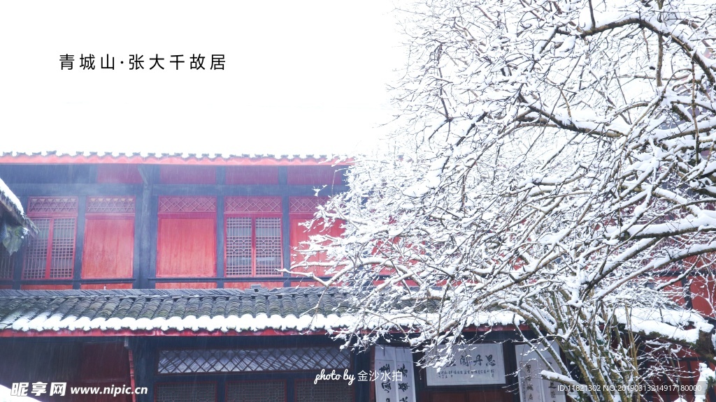 风雪青城山