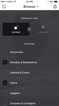 手机APP 搜索  输入 颜色