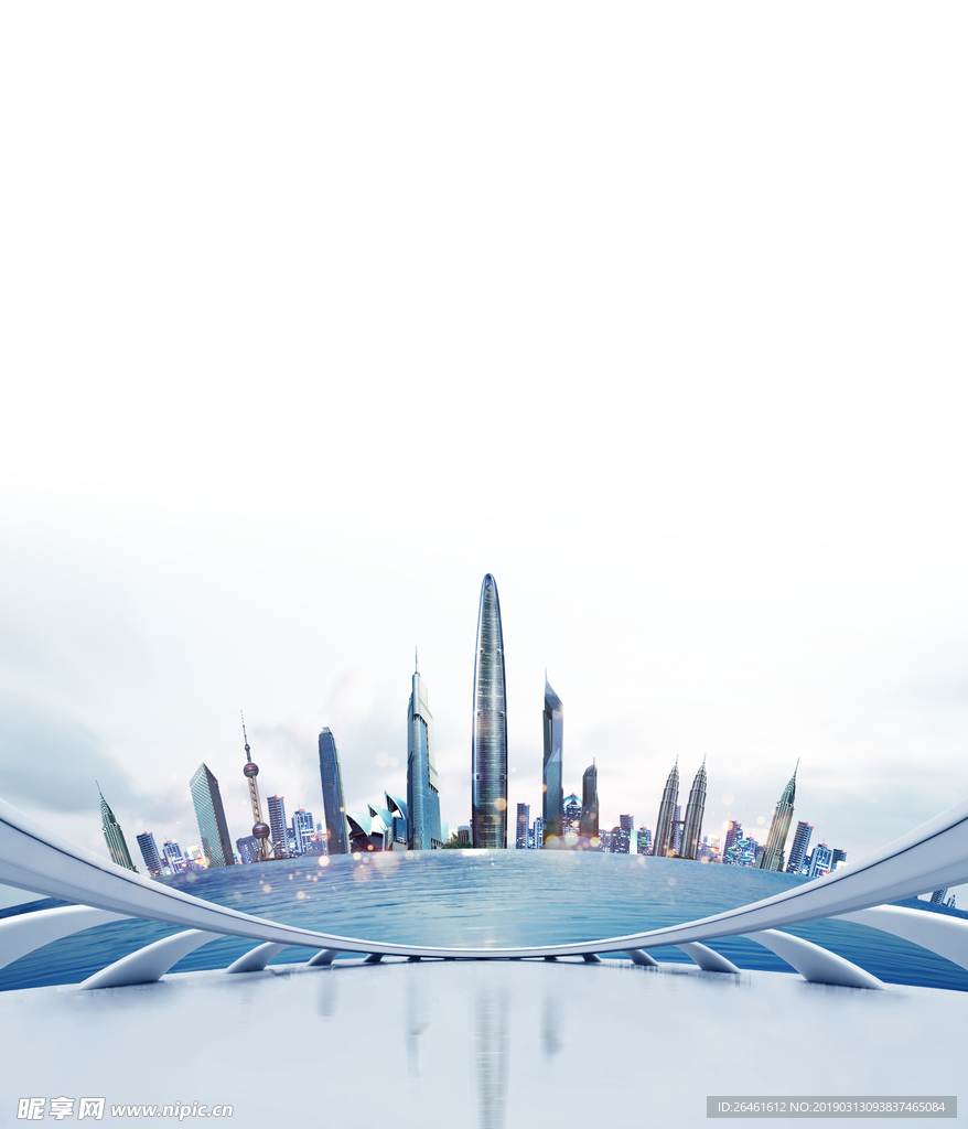 高清建筑群现代大厦商务城市