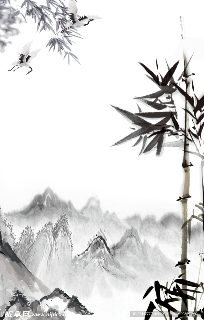 新中式背景