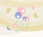 手绘唯美花纹