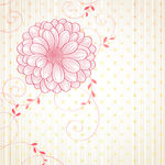 手绘叶子花纹