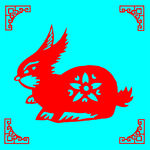 兔子剪纸