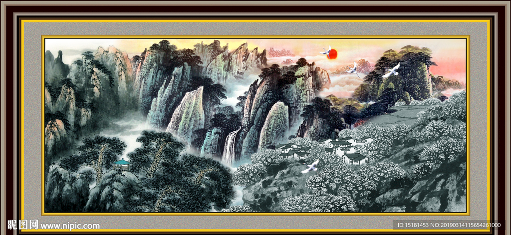 国画山水