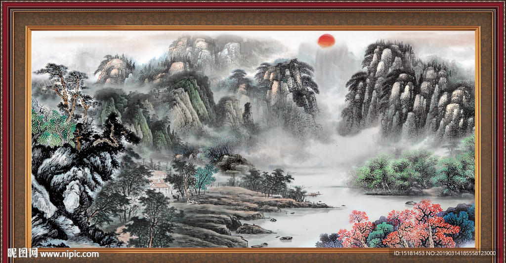 国画山水