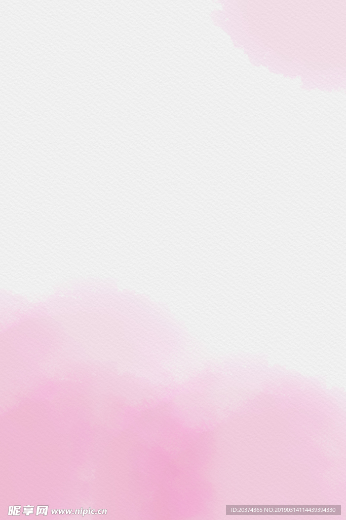 粉红水彩