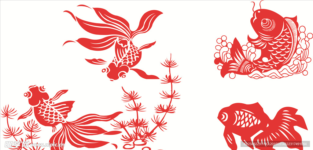 鱼剪纸