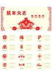 2020年鼠年台历