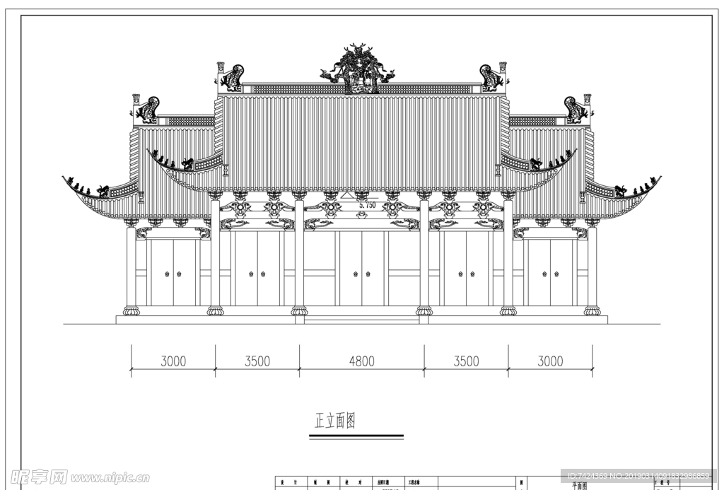 寺庙施工图