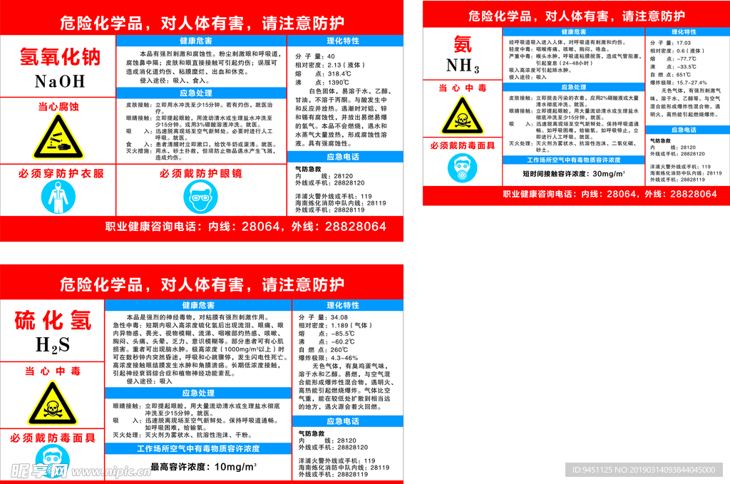 氢氧化钠 硫化氢 危险品 化学