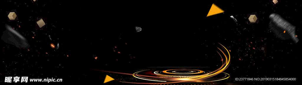 黑色banner