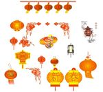 各种灯笼矢量图
