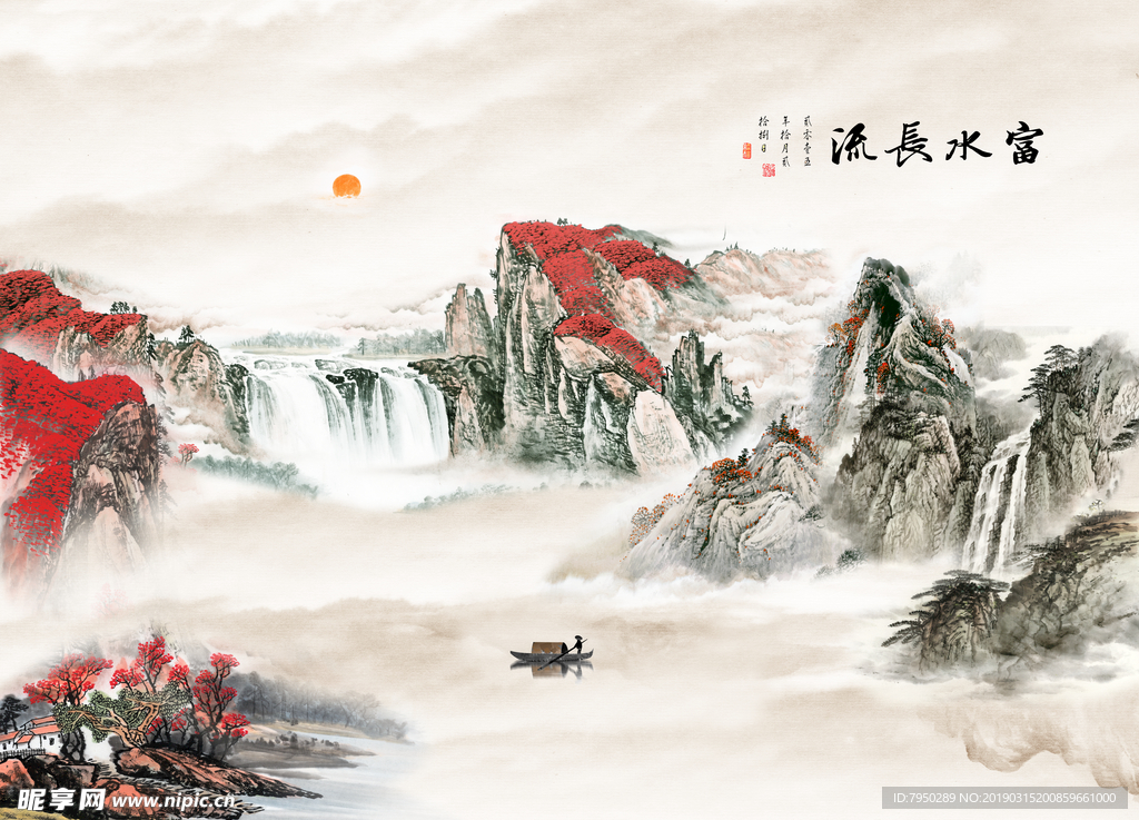 新中式背景墙