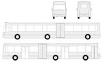 公交车矢量素材